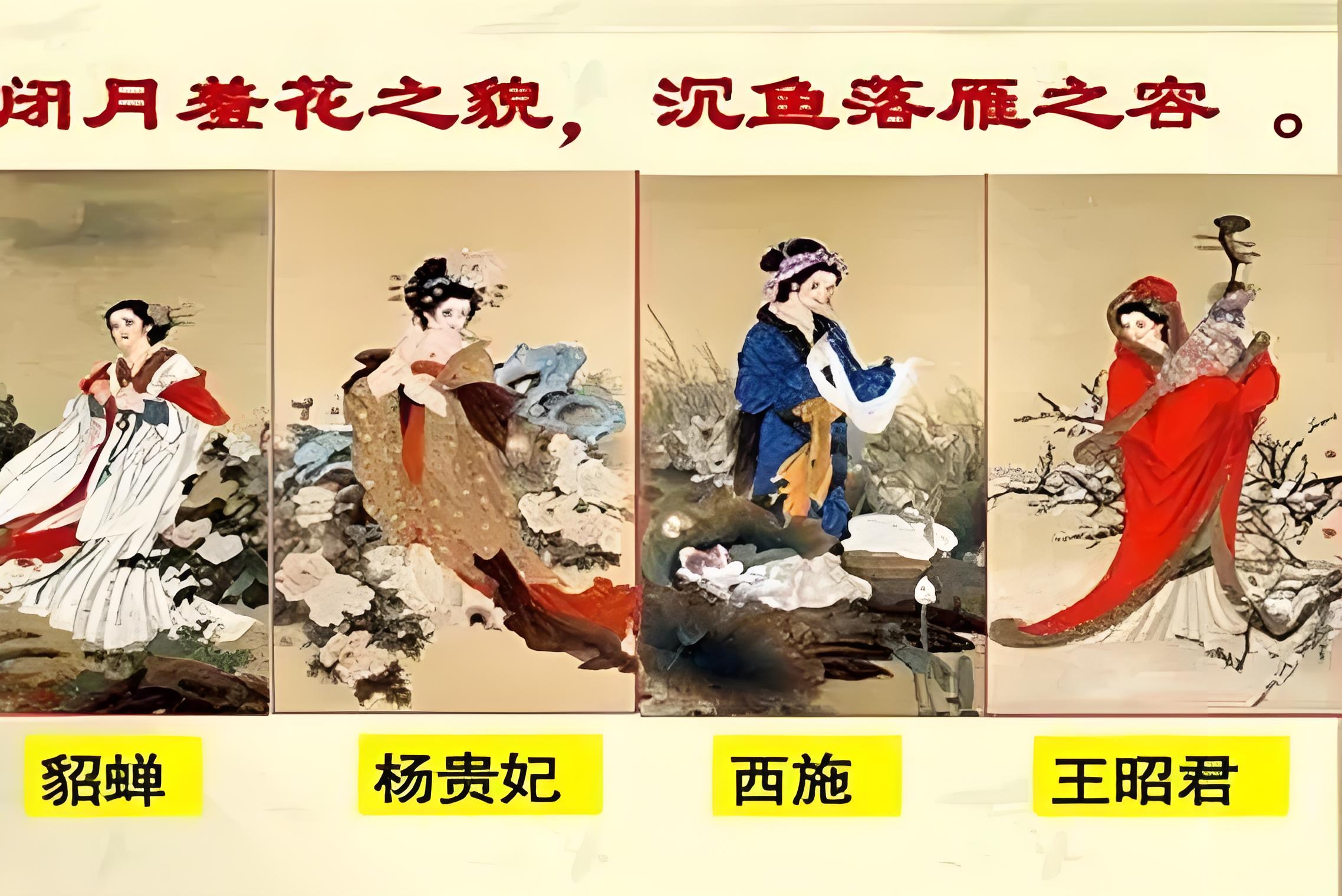 沉鱼落雁是什么意思，沉鱼落雁指的是哪个美女
